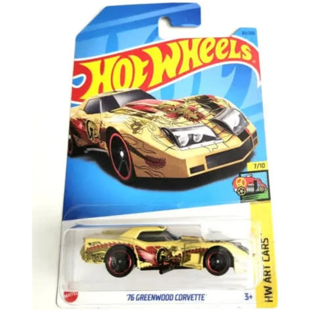Hot Wheels '76 Greenwood Corvette HW Art Cars # 7/10 65/250